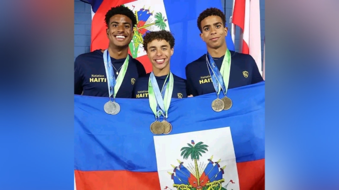 7 médailles pour Haïti à la compétition internationale de natation au Salvador