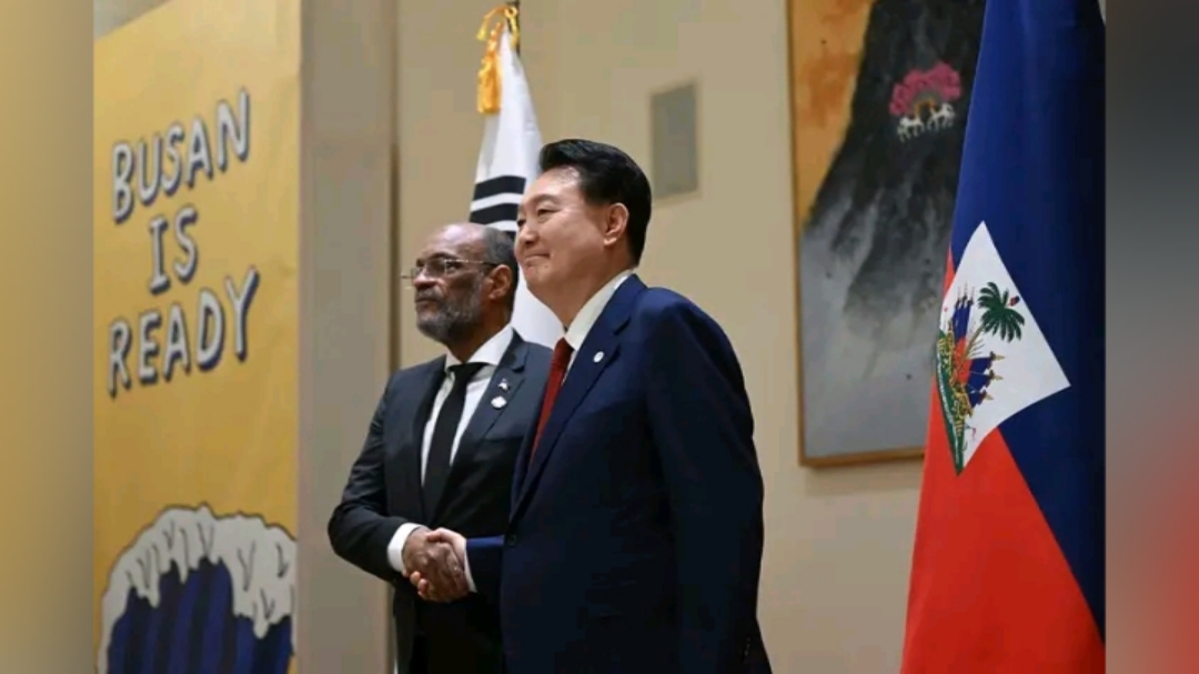Ariel Henry et le président de la Corée du Sud ont discuté sur la question de l'insécurité en Haïti