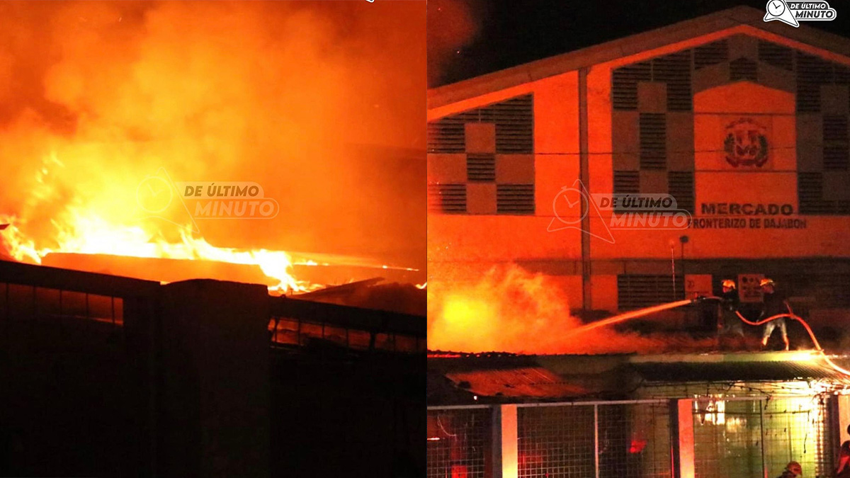 🛑Urgent- Le marché de Dajabón frappé par un incendie d'origine inconnue