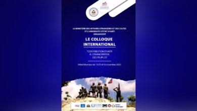 Lancement d'un colloque international sur la contribution d'Haïti dans l'abolition de l'esclavage dans le monde en prélude au 18 novembre
