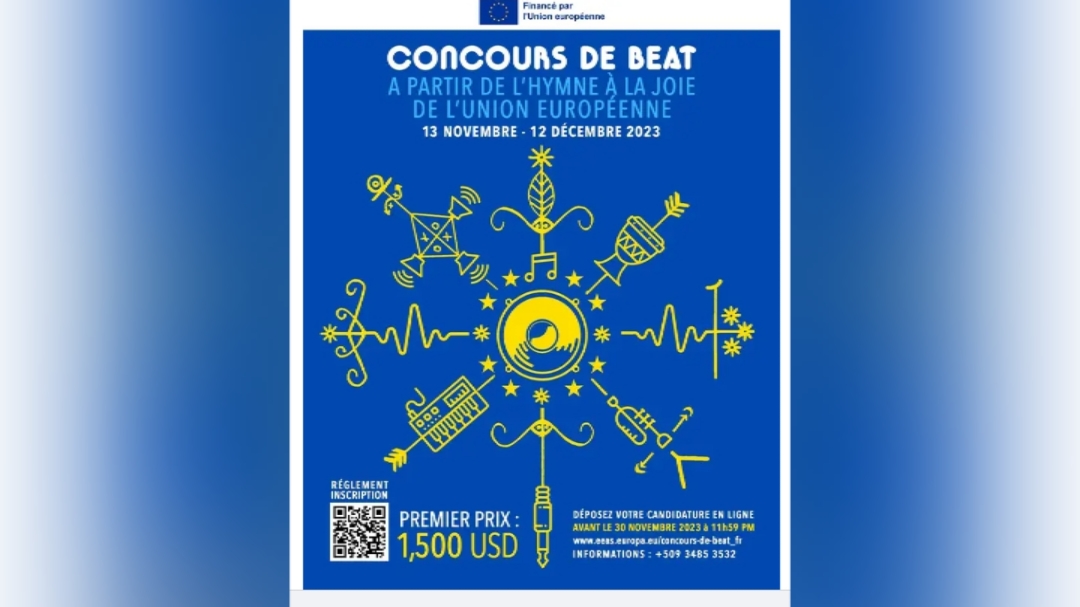 L'Union européenne lance un concours de Beat pour les beatmakers et compositeurs vivant en Haïti