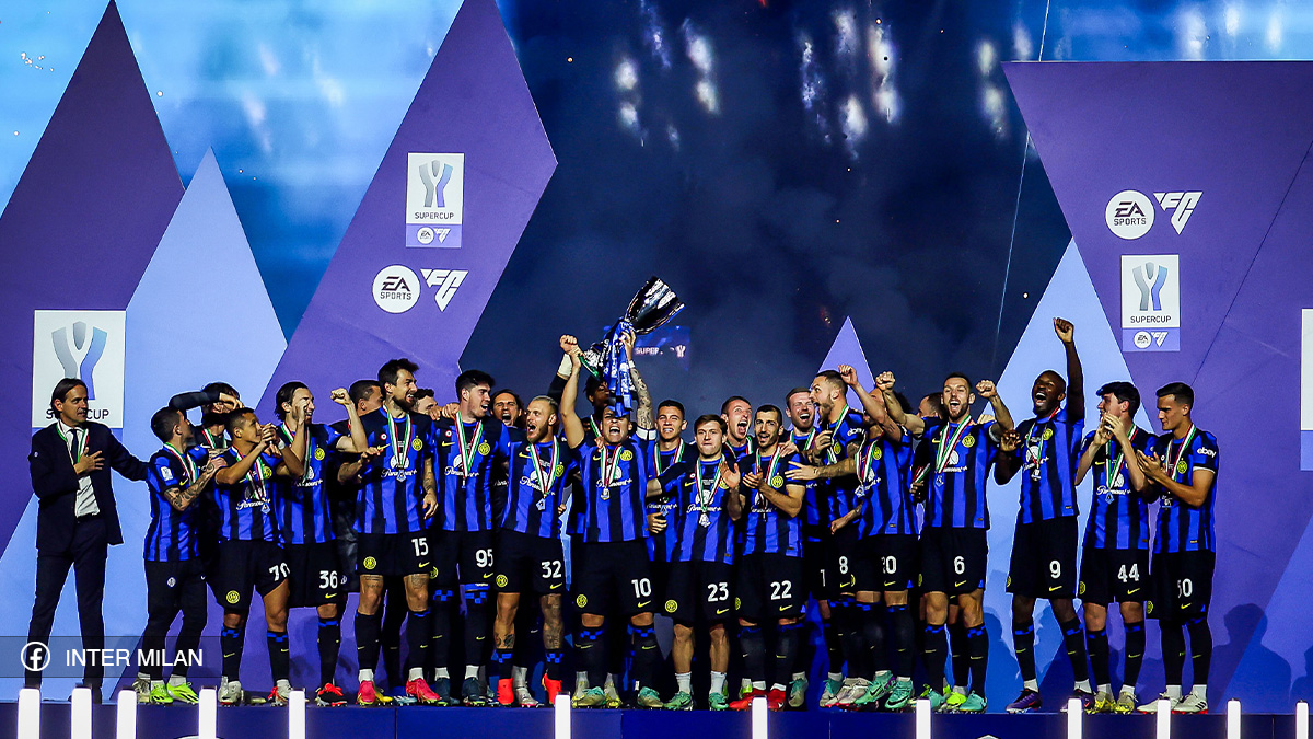 L'Inter Milan se défait de Naples pour remporter sa troisième Supercoupe d'Italie d'affilée