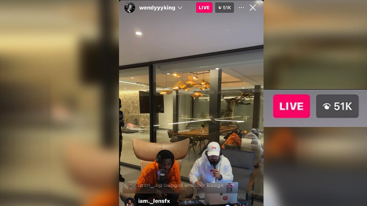 Wendyyy a enregistré 51K de personnes dans un live Instagram, qui fait mieux ?