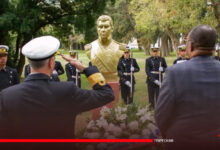Un « buste » d’Alexandre Pétion dévoilé à l’École Militaire de la Marine Argentine à l'occasion de la journée du Panaméricanisme.