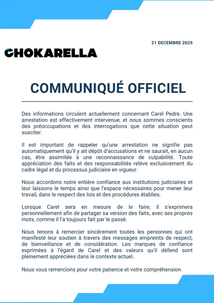Arrestation du journaliste culturel haïtien Carel Pedre aux États-Unis